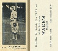 1916 Wares #108 Lee Magee Baseball Card