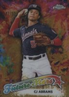 2023 Topps Chrome Future Stars #FS8 CJ Abrams Gold Baseball Card