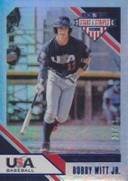 2020 Panini Stars & Stripes USA #88 Bobby Witt Jr. Sapphire Baseball Card