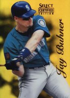 1996 Select Certified #84 Jay Buhner Mirror Gold Baseball Card
