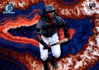 2025 Bowman Crystallized #BWC11 Luisangel Acuna Orange Baseball Card