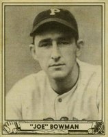 1940 Play Ball #162 Joe Bowman Baseball Card