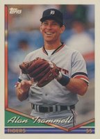 1994 Topps #75 Alan Trammell Baseball Card
