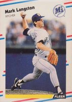 1988 Fleer #377 Mark Langston Baseball Card