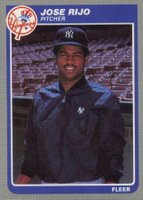 1985 Fleer #143 Jose Rijo Baseball Card