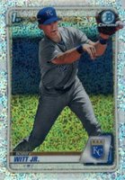 2020 Bowman Chrome Prospects #BCP25 Bobby Witt Jr. Speckle Refractor Baseball Card