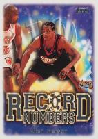 1999 Topps Record Numbers #RN9 Allen Iverson Basketball Card