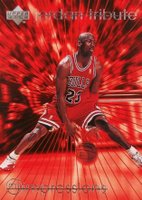 1996 Upper Deck Jordan Tribute #MJ43 Michael Jordan MJ Impressions Basketball Card