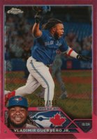 2023 Topps Chrome Logofractor Edition #50 Vladimir Guerrero Jr. Pink Refractor Baseball Card