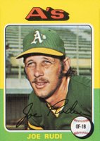 1975 Topps Mini #45 Joe Rudi Baseball Card