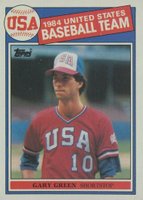1985 Topps #396 Gary Green 84 USA Baseball Team Baseball Card