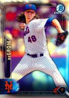 2016 Bowman Chrome #4 Jacob DeGrom Refractor Baseball Card
