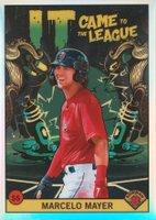 2022 Bowman Chrome It Came to the League #ICFL3 Marcelo Mayer Baseball Card
