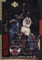 1998 Upper Deck MJ23 #M11 Michael Jordan Quantum-Gold 1/1 Basketball Card
