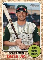 2017 Topps Heritage Minor League #99 Fernando Tatis Jr. Baseball Card