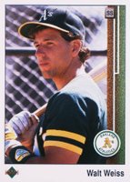 1989 Upper Deck #374 Walt Weiss Baseball Card