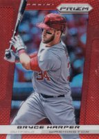 2013 Panini Prizm #73 Bryce Harper Red Prizm Baseball Card