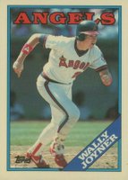1988 Topps Tiffany #420 Wally Joyner Baseball Card