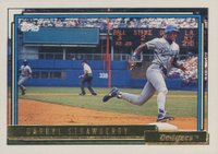 1992 Topps Gold #550 Darryl Strawberry Baseball Card