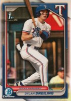 2024 Bowman Draft #BDC42 Dylan Dreiling Chrome-Refractor Baseball Card