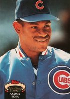 1992 Stadium Club #628 Sammy Sosa Baseball Card