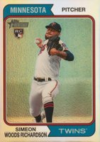 2023 Topps Heritage #65 Simeon Woods Richardson Chrome-Refractor Baseball Card