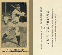 1916 Altoona Tribune #132 J. A. Niehoff Baseball Card