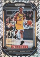 2022 Panini Prizm Monopoly #36 Bennedict Mathurin Go Space Basketball Card
