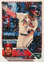 2023 Topps Holiday #H84 Bryce Harper Ssp Baseball Card