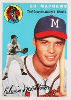 1994 Topps Archives '54 Reprint #30 Ed Mathews Baseball Card