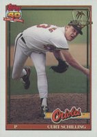 1991 Topps Desert Shield #569 Curt Schilling Baseball Card