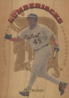 1995 Leaf Limited Lumberjacks #15 Cecil Fielder Baseball Card