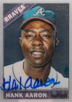 2016 Topps High Tek 1966 Short Print #66-HA Hank Aaron Autograph Baseball Card