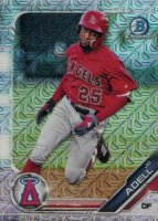 2019 Bowman Mega Box Chrome #4 Jo Adell Running Baseball Card