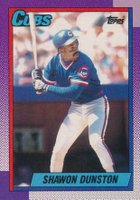 1990 Topps #415 Shawon Dunston Baseball Card