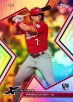 2023 Topps Xpectations #6 Spencer Steer Baseball Card