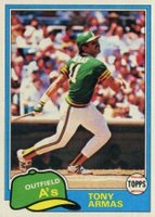 1981 Topps #629 Tony Armas Baseball Card