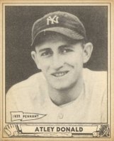 1940 Play Ball #121 Atley Donald Baseball Card