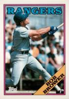 1988 Topps Tiffany #252 Bob Brower Baseball Card