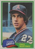 1981 Topps #227 Fred Martinez Baseball Card