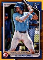 2024 Bowman Paper Prospects #BP117 Blake Mitchell Gold Baseball Card