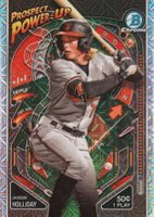 2024 Bowman Mega Box Chrome Prospect Power-Up #PP5 Jackson Holliday Baseball Card
