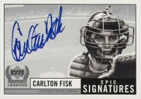 1999 Upper Deck Century Legends Epic Signatures #CF Carlton Fisk Epic Signatures Baseball Card