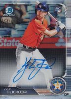 2019 Bowman Rookie Autographs Chrome #KT Kyle Tucker Refractor Baseball Card