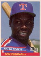 1984 Donruss #28 Tommy Dunba Baseball Card