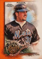 2022 Topps Allen & Ginter Chrome #147 Mike Piazza Orange Refractor Baseball Card