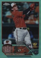 2023 Topps Chrome Update #USC1 Adley Rutschman Aqua Refractor Baseball Card