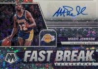 2020 Panini Mosaic Autographs Fast Break #FBMJO Magic Johnson Basketball Card