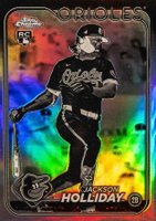 2024 Topps Chrome Update #USC200 Jackson Holliday Negative Refractor Baseball Card