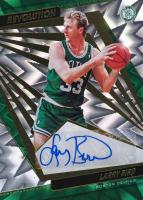 2021 Panini Revolution Autographs #AG-LBD Larry Bird Fractal Basketball Card